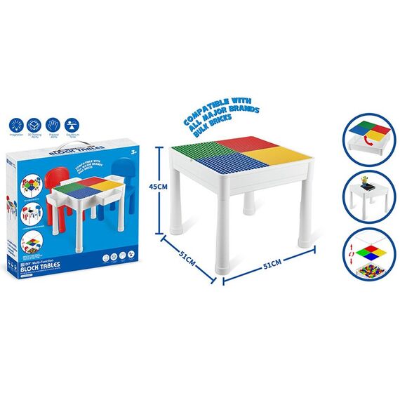 Little Story 4In1 Activity And Block Table With 350 Blocks Xl 3+ Years, 22 image