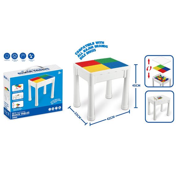 Little Story 4In1 Activity And Block Table With 50 Blocks Large 3+ Years, 22 image