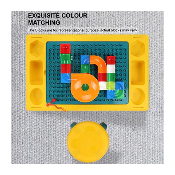 Little Story 4In1 Activity Table With Stool And 300 Blocks 3+ Years, 33 image