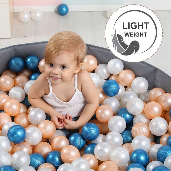 Little Story Portable Ball Pit With 90 Balls And Carry Bag Multicolor 6+ Months, 19 image
