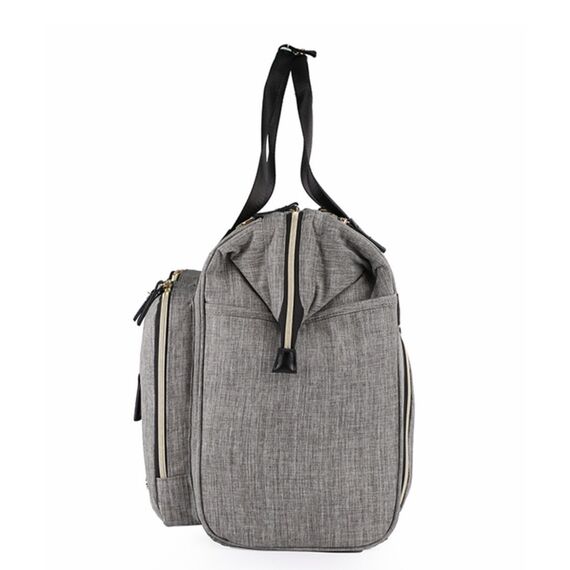 Little Story Gabrielle Mom Dad Xl Travel Diaper Bag With Diaper Changing Mat 30L, 7 image