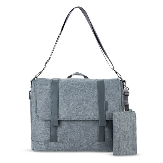 Little Story Dad'S Diaper Bag With Changing Mat And Stroller Straps 21L, 10 image