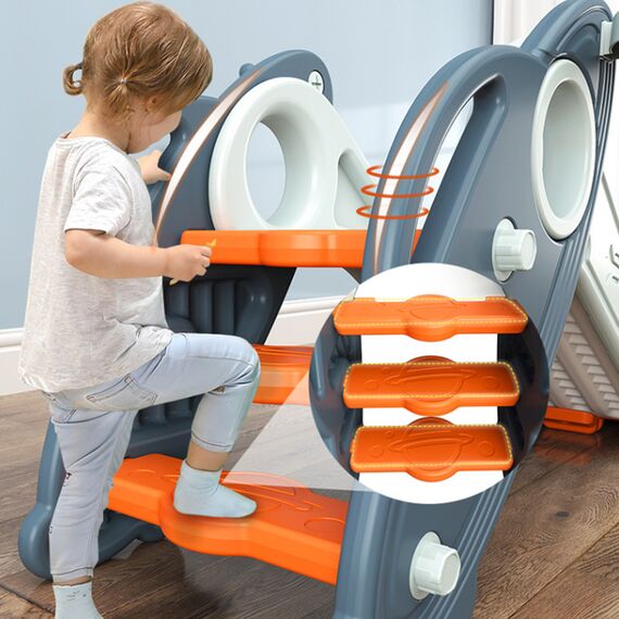 Little Story 3-In-1 Baby Slide With Basketball And Ring Game 6+ Months, 10 image