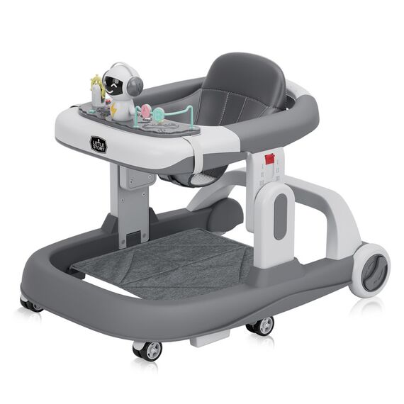 Little Story Adjustable Baby Walker Foldable Lightweight Design With Interactive Toys 6–18 Months En1273-2020 Certified, 7 image