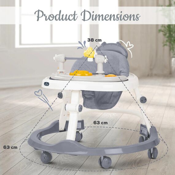 Little Story Foldable Baby Walker With Interactive Toys 6-18 Months, 25 image