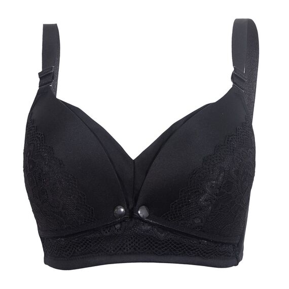 Okus Full Cup Maternity & Nursing Bra, Color: Black, Maternity Size: XXL, 5 image