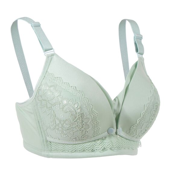Okus Full Cup Maternity & Nursing Bra, Color: Green, Maternity Size: XXL