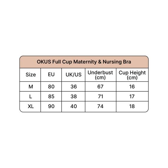 Okus Full Cup Maternity & Nursing Bra, Color: Black, Maternity Size: M, 4 image