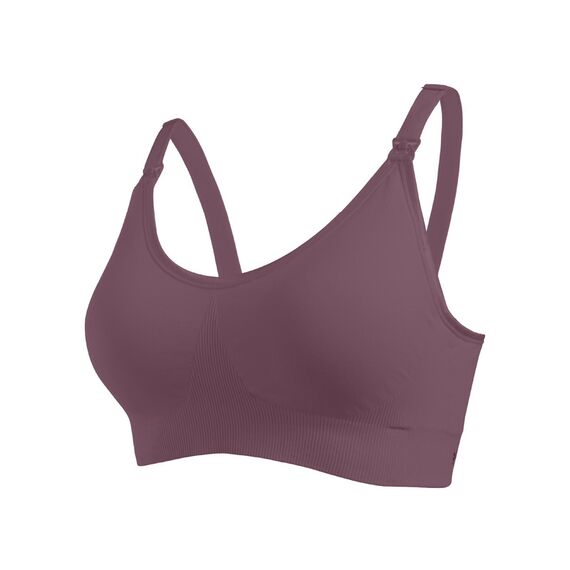 Okus Original Full Cup Maternity & Nursing Bra, Color: Purple, Maternity Size: L, 2 image