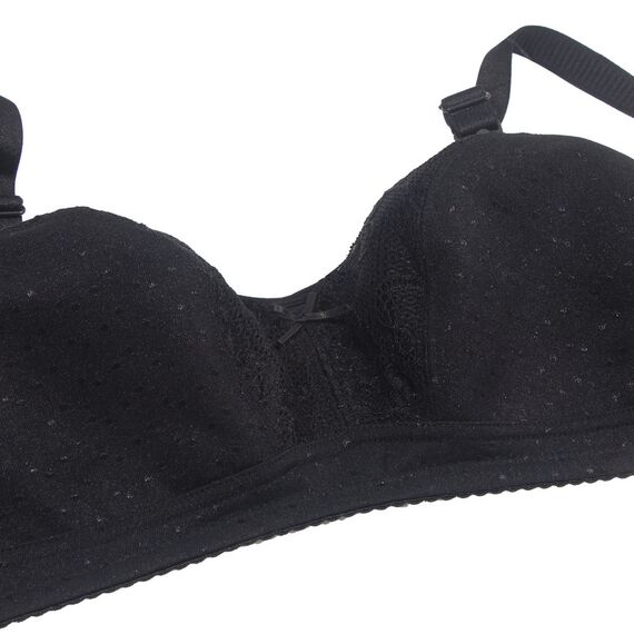 Okus Basic Cotton Maternity & Nursing Bra, Color: Black, Maternity Size: XXL, 3 image