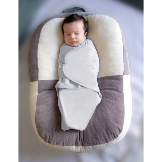 Babyjem Baby Cotton Swaddle 0-4 Months, Color: Grey, 3 image