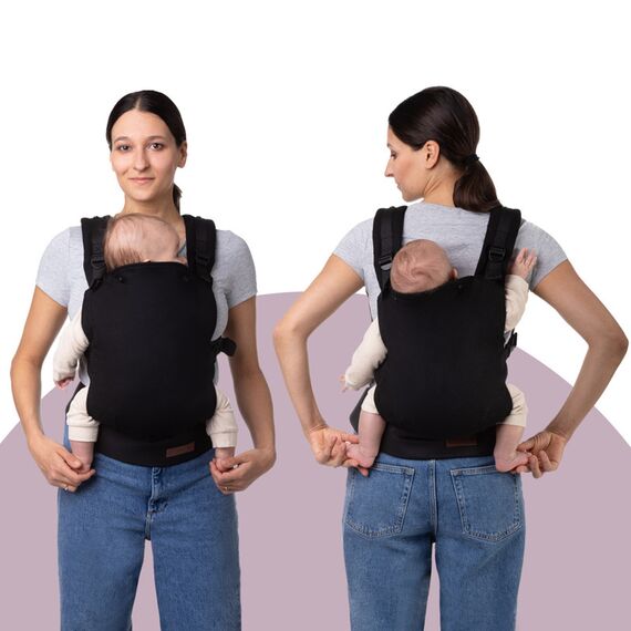 MoMi Collet Baby Carrier – Black, 4 image