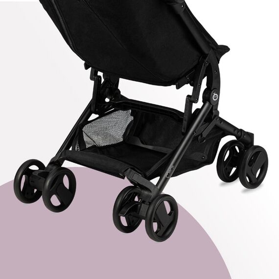 MoMi Grace Pocket Stroller - Black, 5 image