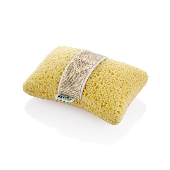 Babyjem Bath Sponge with Hand Grip 0 Months+ - Yellow