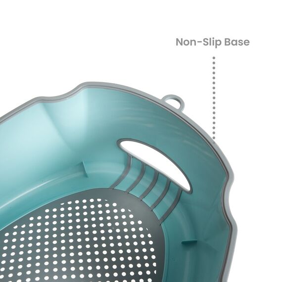 BabyJem Baby Bath Support with Soft Touch Material, Color: White, 5 image