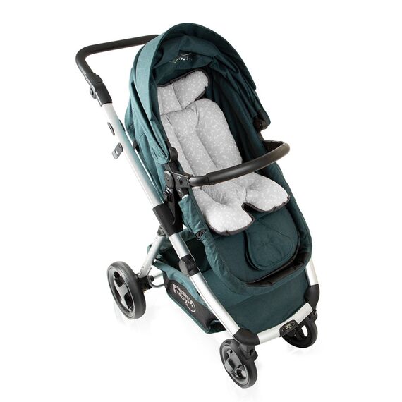 BabyJem Stroller and High Chair Pad, Color: Grey