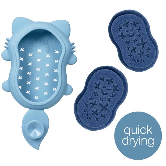 b.box Baby Bath Brush Soft Silicone Scrubber Newborn+, 2 image