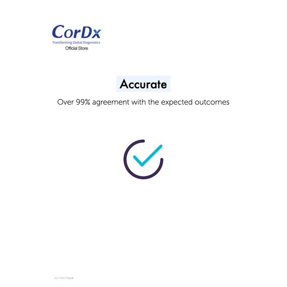 CorDx Midstream Pregnancy Test FDA Approved - 1 Test, 4 image