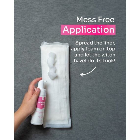 Mommy First Witch Hazel Foam + Pad Liner Combo, 3 image