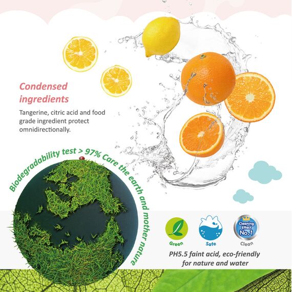 Farlin Clean 2.0 Combo of Bottle Wash 700ml + 100ml, 4 image