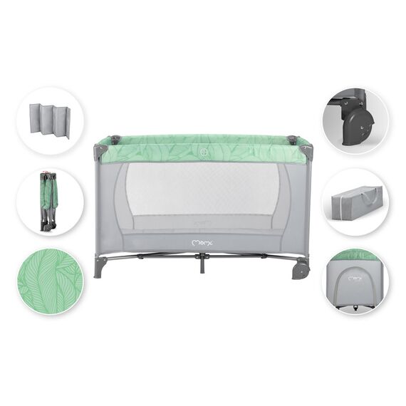 MoMi Belove Travel Crib, Color: Multicolor, 4 image