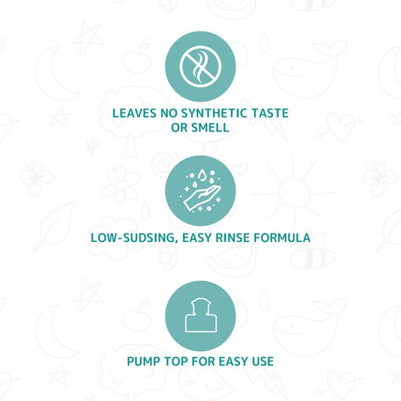 Friendly Organic 750ml Fragrance Free Baby Bottle & Feeding Utensil Wash - Clear