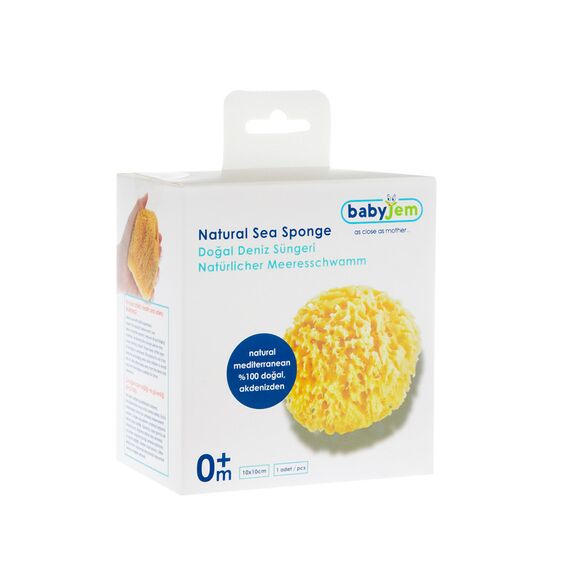 Babyjem Natural Sea Sponge - Natural, 6 image