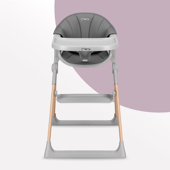 MoMi Kala Baby High Chair, Color: Grey
