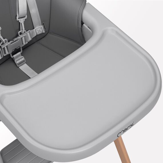 MoMi Kala Baby High Chair, Color: Grey, 5 image