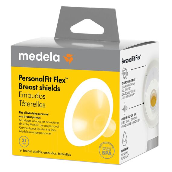 Medela NEW PersonalFit Flex Breast Shield 21 mm Small Pack of 2, 5 image