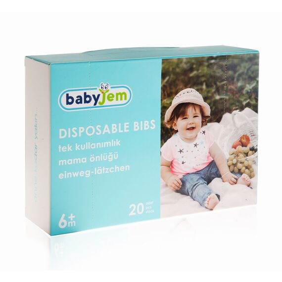 BabyJem Disposable Bib Set 20 Pieces, 5 image