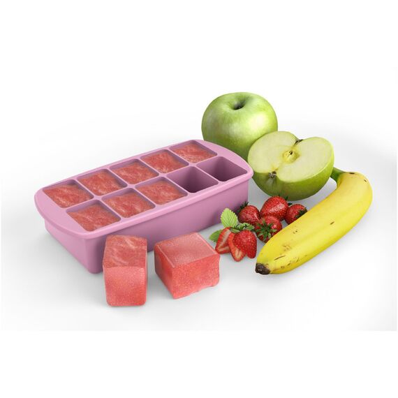 Melii Silicone Baby Food Freezer Tray 2 oz, Color: pink, 5 image
