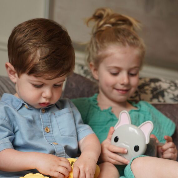 Melii Snack Container with Finger Trap, Color: Multicolor, 3 image