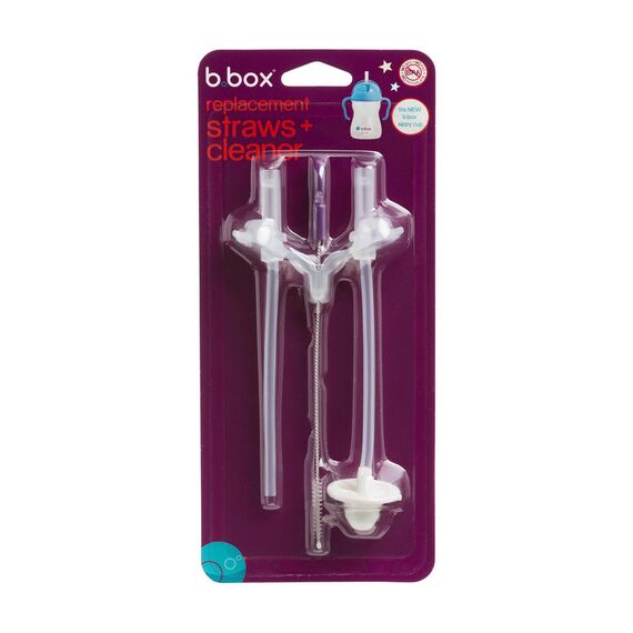 b.box Sippy Cup Replacement Straw Pack: Includes 1 Replacement Straw with Weight, 1 Cleaning Brush, Fits b.box Sippy Cups, 5 image
