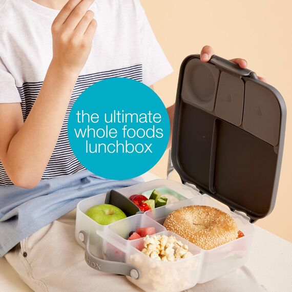 b.box Lunchbox Jumbo Bento Box 1L, Color: Strawberry Shake, 4 image