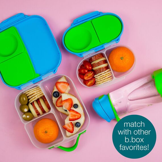 b.box Snackbox Mini Bento Lunch Box, Color: Strawberry Shake, 4 image