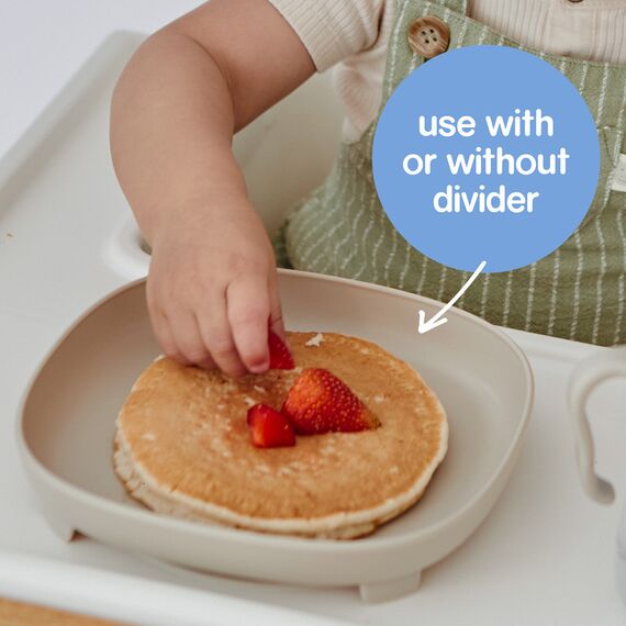 b.box 2 in 1 Suction Plate with Removable Divider, Color: Ocean, 3 image