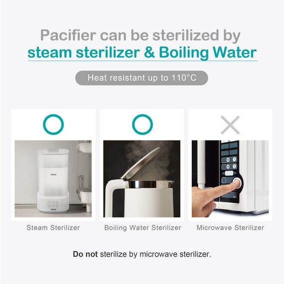 Farlin Chu Chu Cherry Pacifier with Luminous Ring 6M+, Color: pink, 8 image