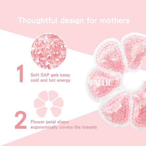 Farlin Cold & Hot Breast Pad with Cloth Cover 1PCS, 6 image