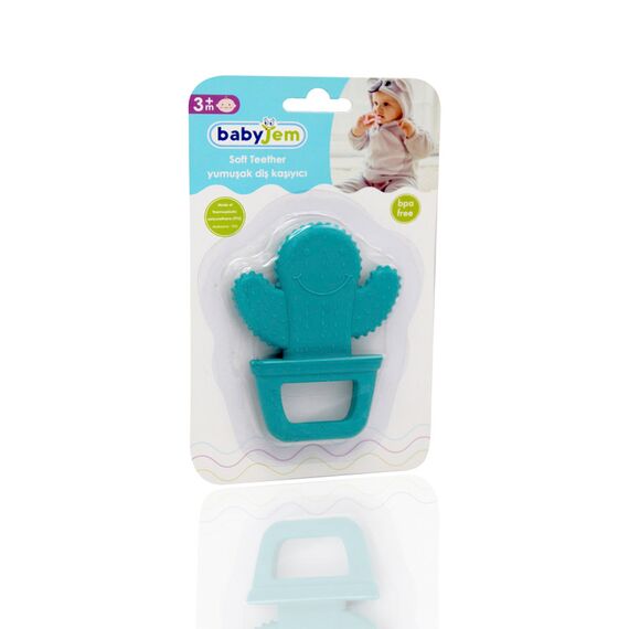 Babyjem Cactus Teether 3+ Months, Color: Green