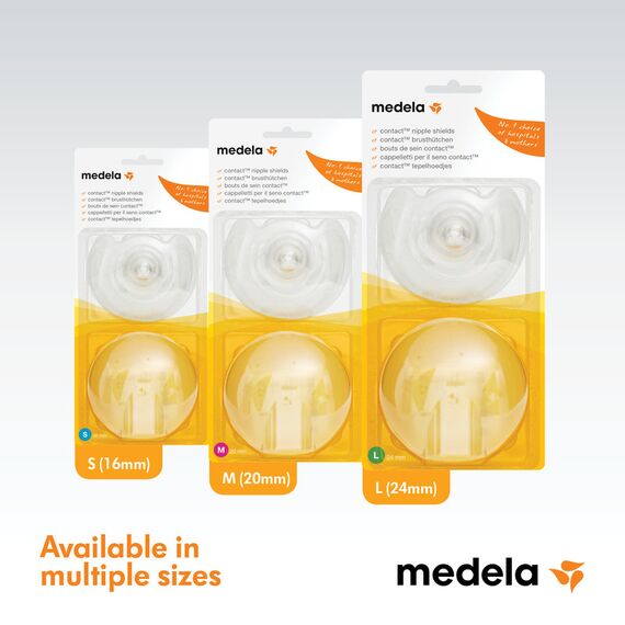 Medela Contact Nipple Shields 20 mm Medium Set 2 Pcs, 7 image