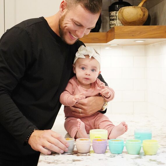 Melii Snap & Go Pods Baby Food Storage Container 2oz 12 pcs, 4 image