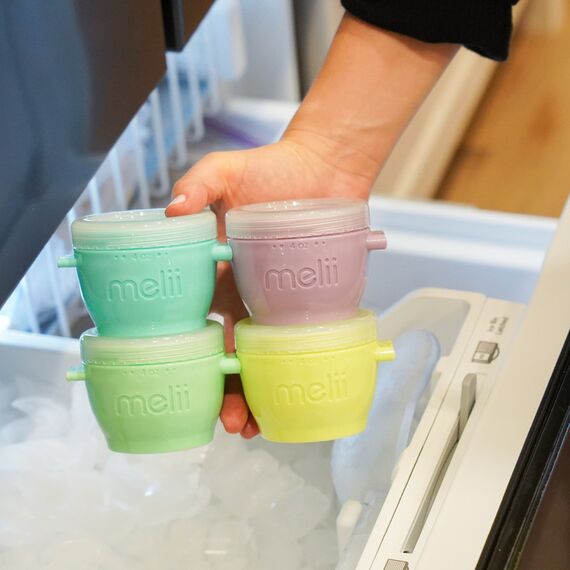 Melii Snap & Go Pods Baby Food Storage Container 4oz 8 pcs, 2 image