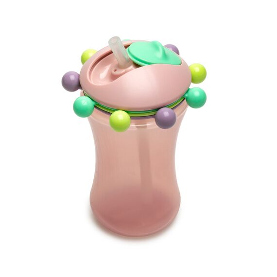 Melii Abacus Straw Sippy Cup 340 ml, Color: pink, 2 image