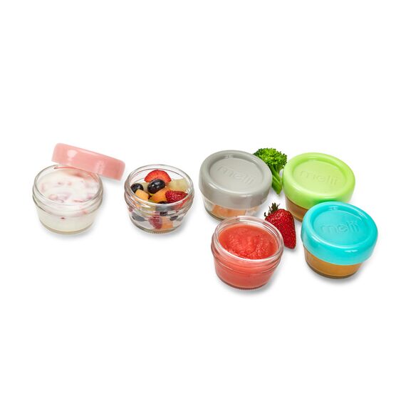 Melii Glass Food Storage Container 2oz Set of 6 pcs, 3 image