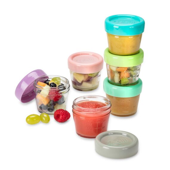 Melii Glass Food Storage Container 4oz Set of 6 pcs, 3 image