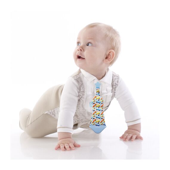 Babyjem Baby Teething Scarf & Tie 3+ Months, Color: Blue, 5 image
