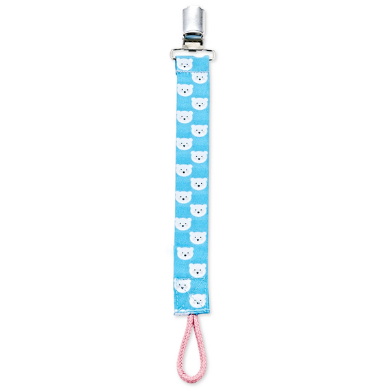 Babyjem Print Pacifier Holder 0+ Months, Color: Blue