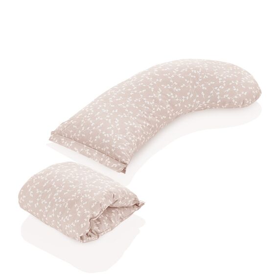Babyjem Flower Head Supported Breast Feeding Pillow, Color: Rose