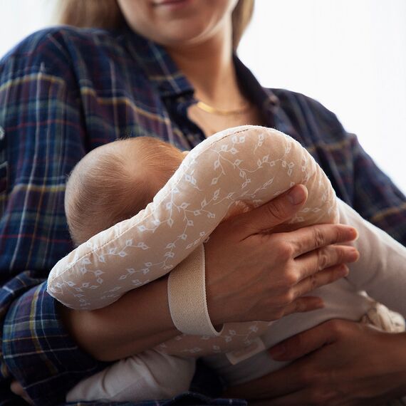 Babyjem Breastfeeding Pillow, Color: Salmon, 2 image